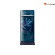 Samsung 215 Ltrs, 5 Star Digital Inverter, Direct Cool Single Door Refrigerator (RR23H2H359U/HLtrs, Paradise Bloom Blue)