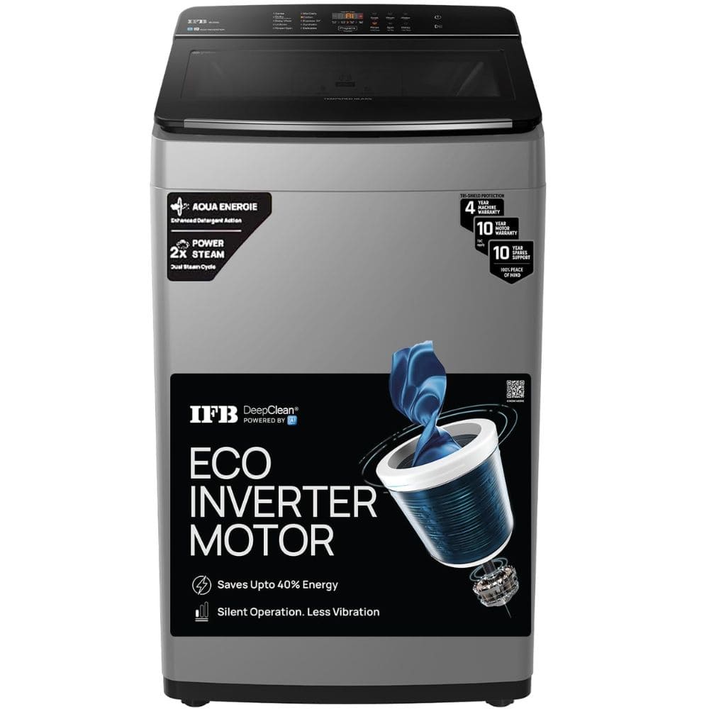 IFB 8 Kg 5 star Fully-Automatic Top Load Washing Machine (TL801MG1ID, Silver)