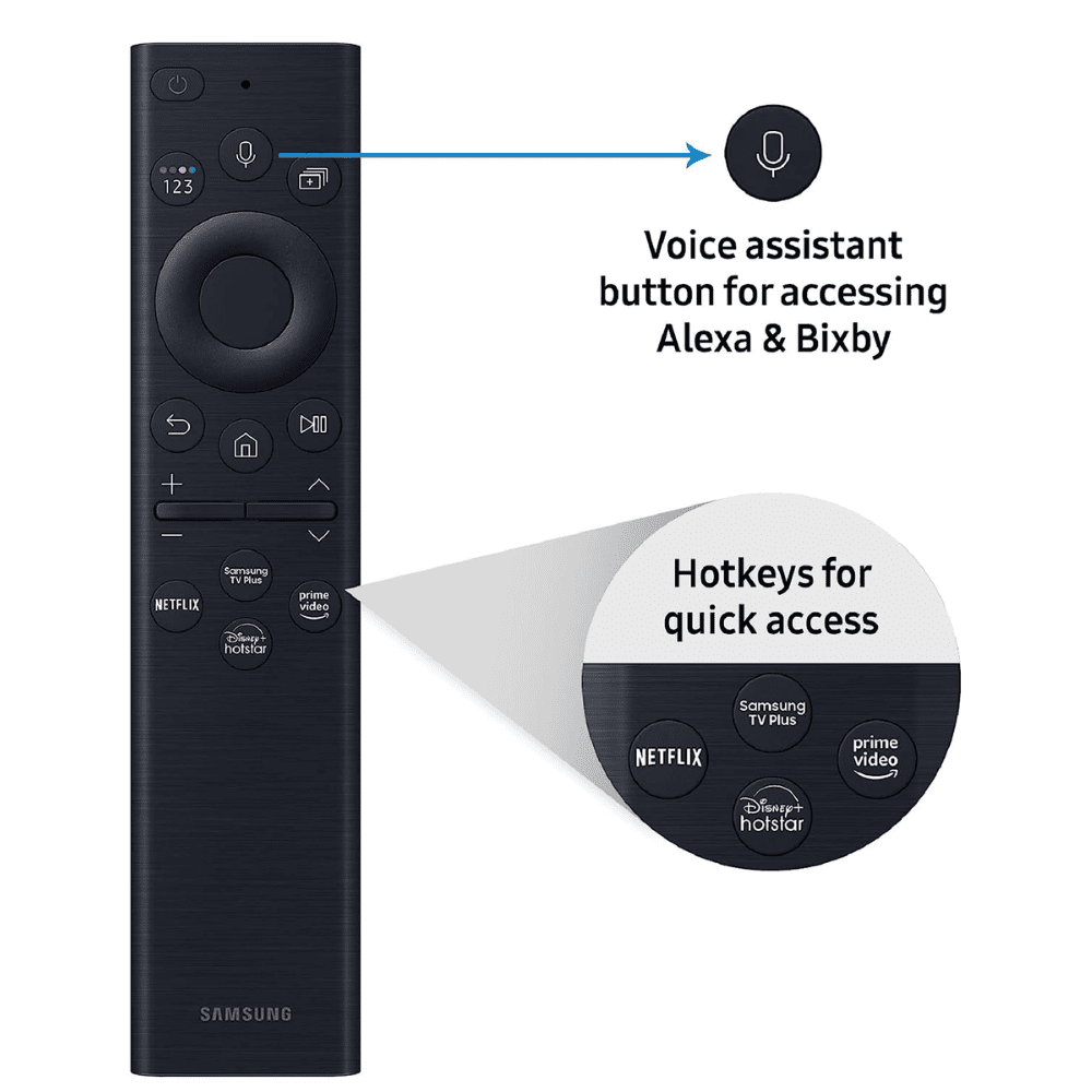 Samsung 55QN90B, 55 Inches, 4K Ultra HD Smart  NEO QLED Tv, Bright Silver