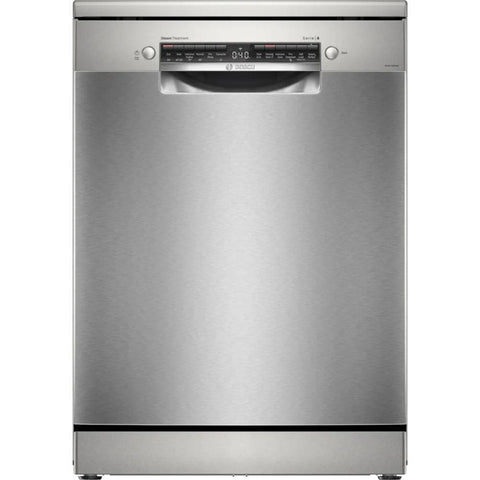 Bosch 15 Place Settings, Free Standing Dishwasher with TrueSteam And Wifi (SMS6HMI00I 15 PS, Silver Grey)