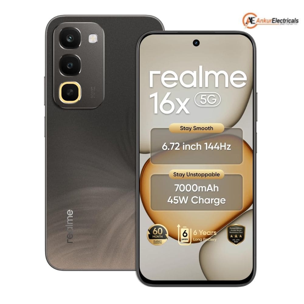 Realme 16x 5g 6GB/256GB, Powerful 5G with Camera Control Android Phone (Multi Colour)