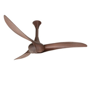Breezalit 1200mm 3 Blade Modern Designer Ceiling Fan (Curl wood)