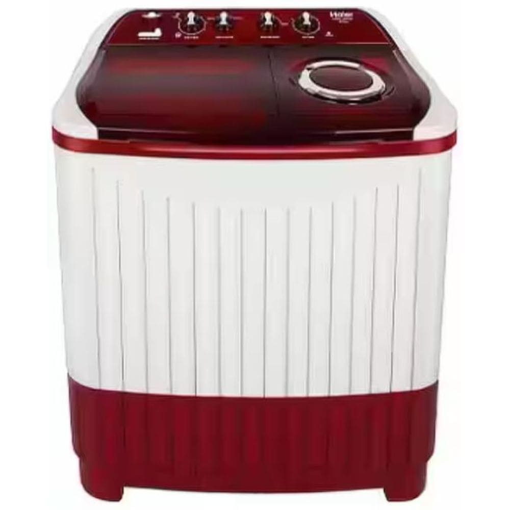 Haier 7.5 Kg 5 Star Semi-Automatic Top Load Washing machine (HTW75-185,Red)