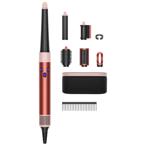 Dyson 560788-01, Airwrap Multi-Styler Complete Travel Pouch with Bluetooth, Strawberry Bronze & Blush Pink