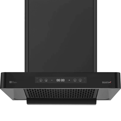 Sujata Sapphire, 60 cm 1250 m3/hr Stainless Steel Kitchen Chimney with BLDC Motor (Silver)