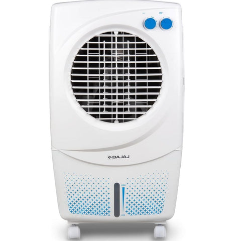 Bajaj PMH36 Torque, 36 Ltrs Portable Desert Room Air Cooler, White & Blue