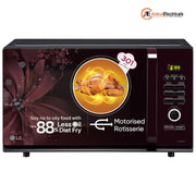 LG 28 Ltrs Stainless Steel Cavity Convection Microwave Oven All in One (MC3286BRUM,Black)