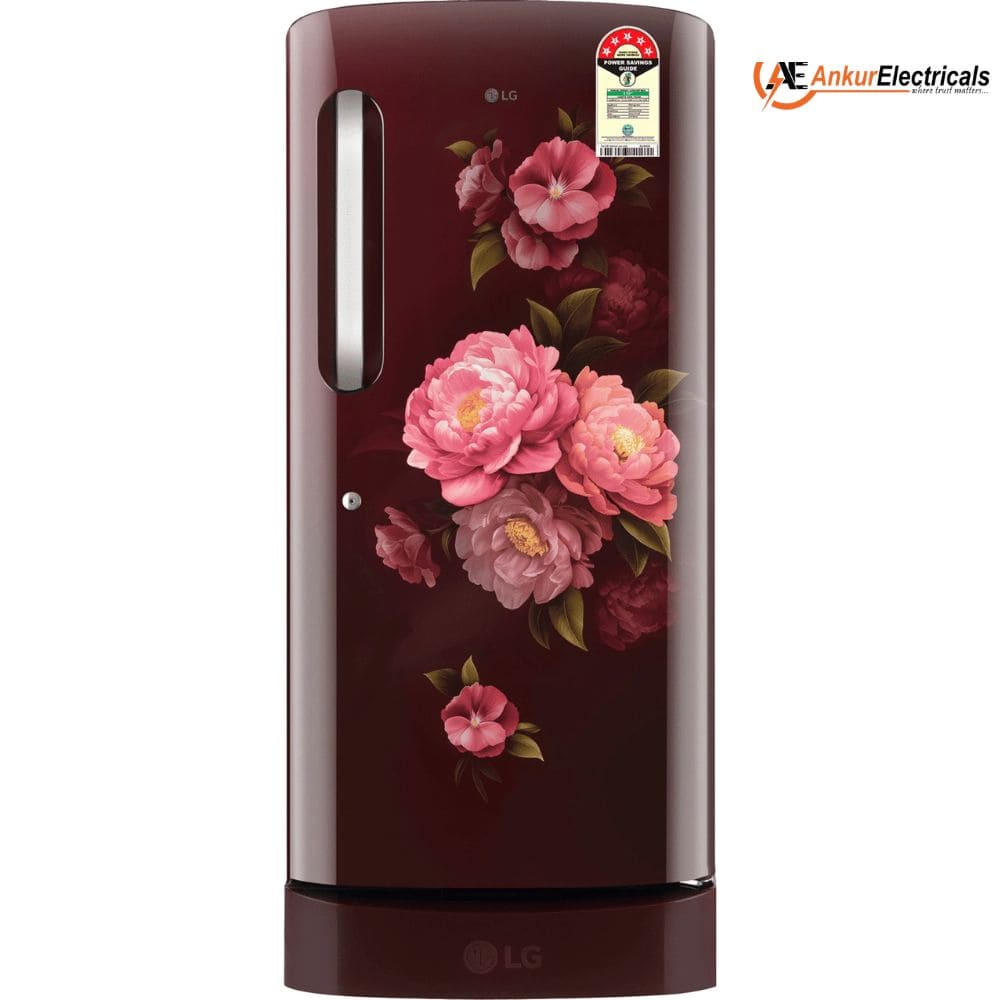 LG 210 Ltrs, 5 Star Smart Inverter Direct Cool Single Door Refrigerator (GLD2256ZAWS, Shiny Steel)