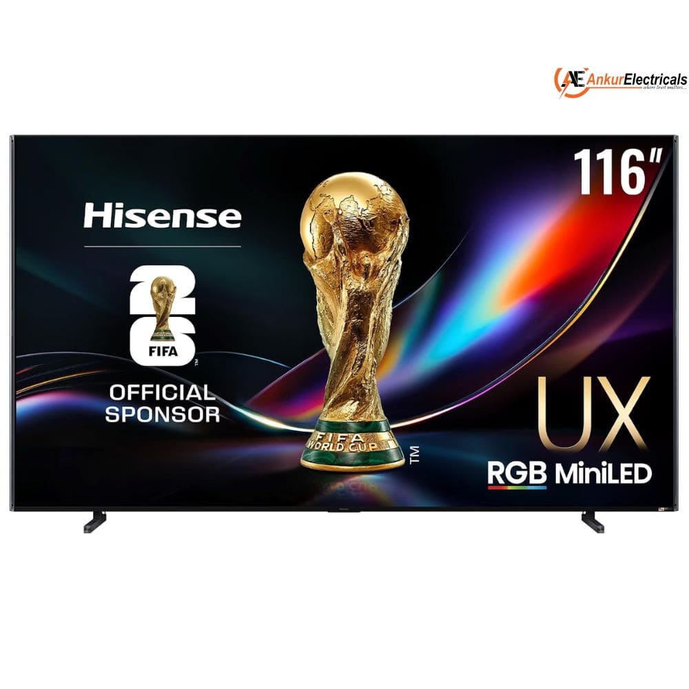 Hisense 116UX, 116 Inches 4K UHD HDR MiniLED TV, Black