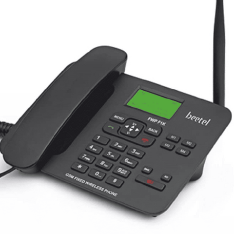 Beetel F1K, GSM Fixed Wireless Landline Phone, 2 way Speaker, Black