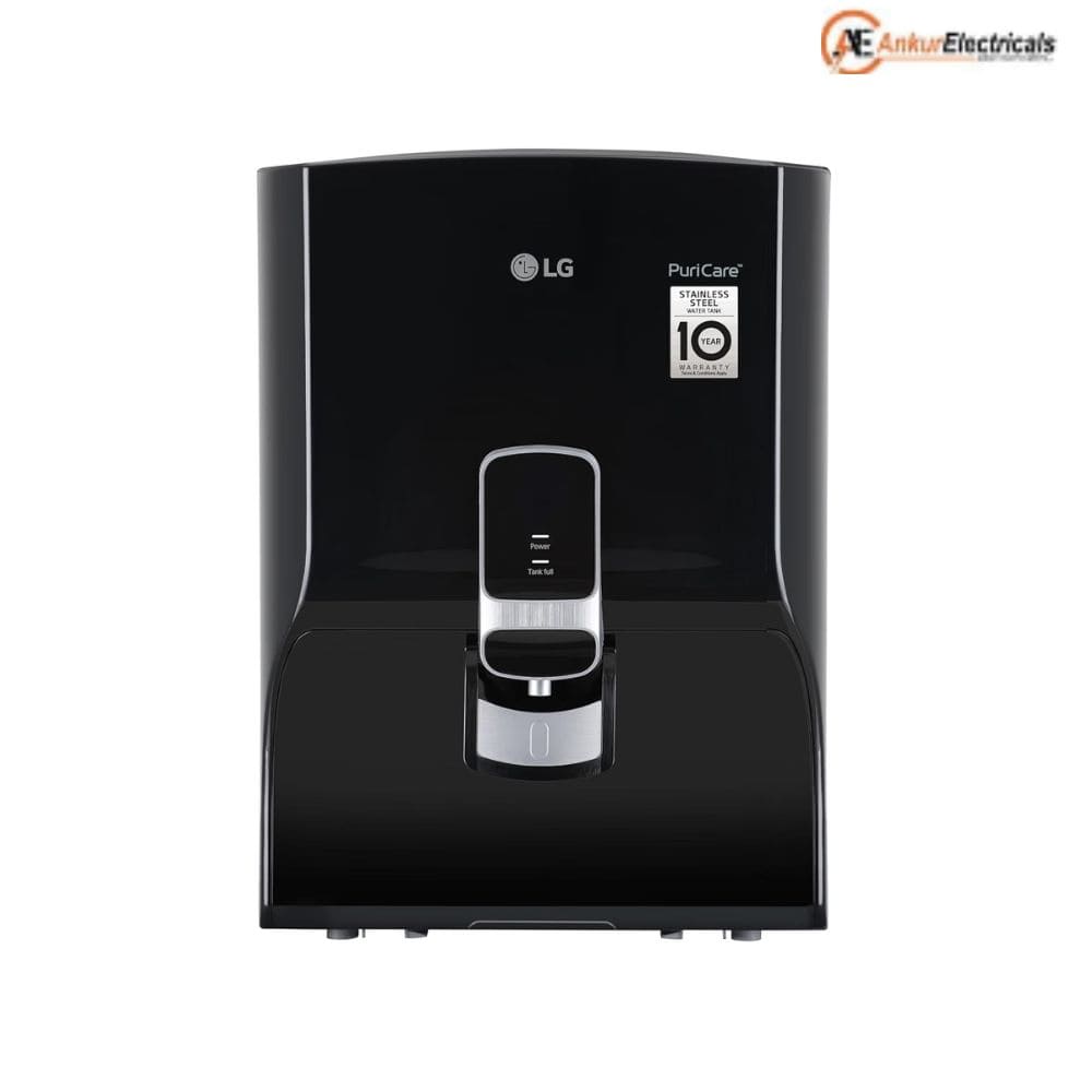 LG 8 Ltrs Storage, RO+Carbon Filter Stainless Steel Tank Water Purifier (WW131NF,Black)