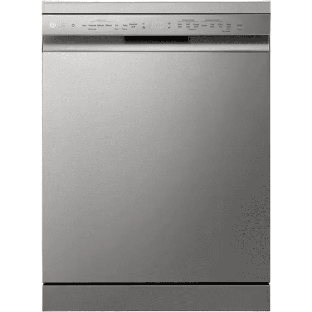 LG 14 Place Settings Free Standing Dishwasher with Inverter Direct Drive Technology (DFB512FP, Platinum Silver)