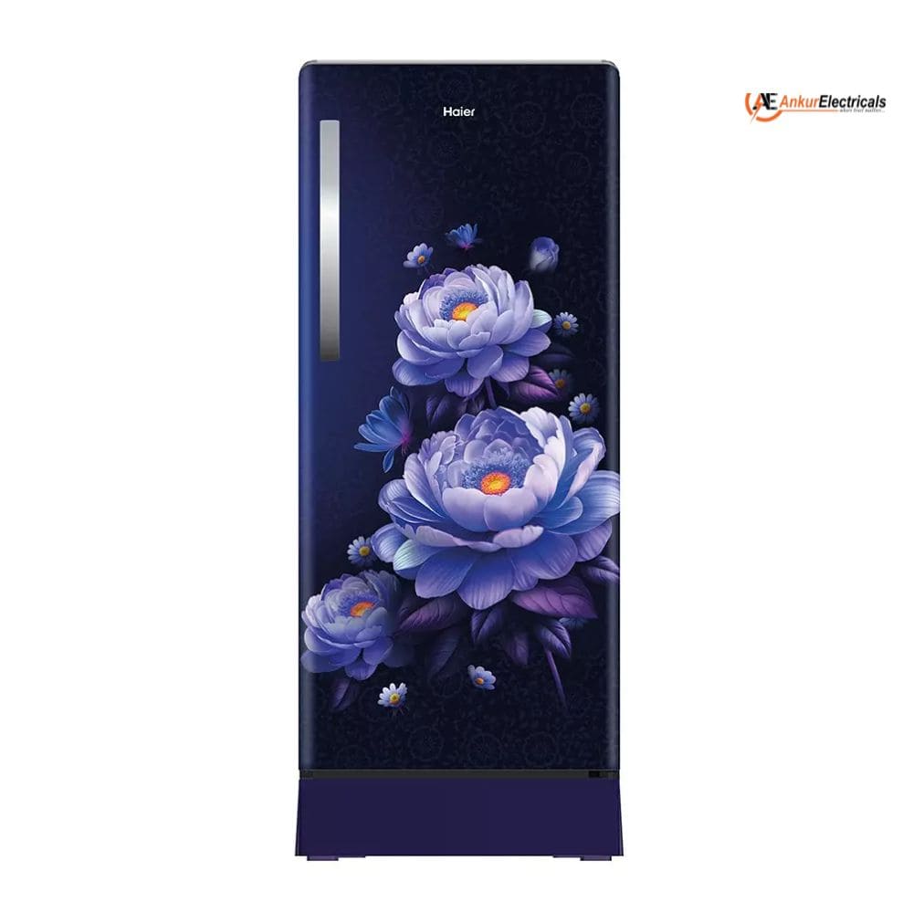 Haier 190 Ltrs, 5 Star Direct Cool Single Door Refrigerator (HRD 2115PMBA N, Marine Blossom)