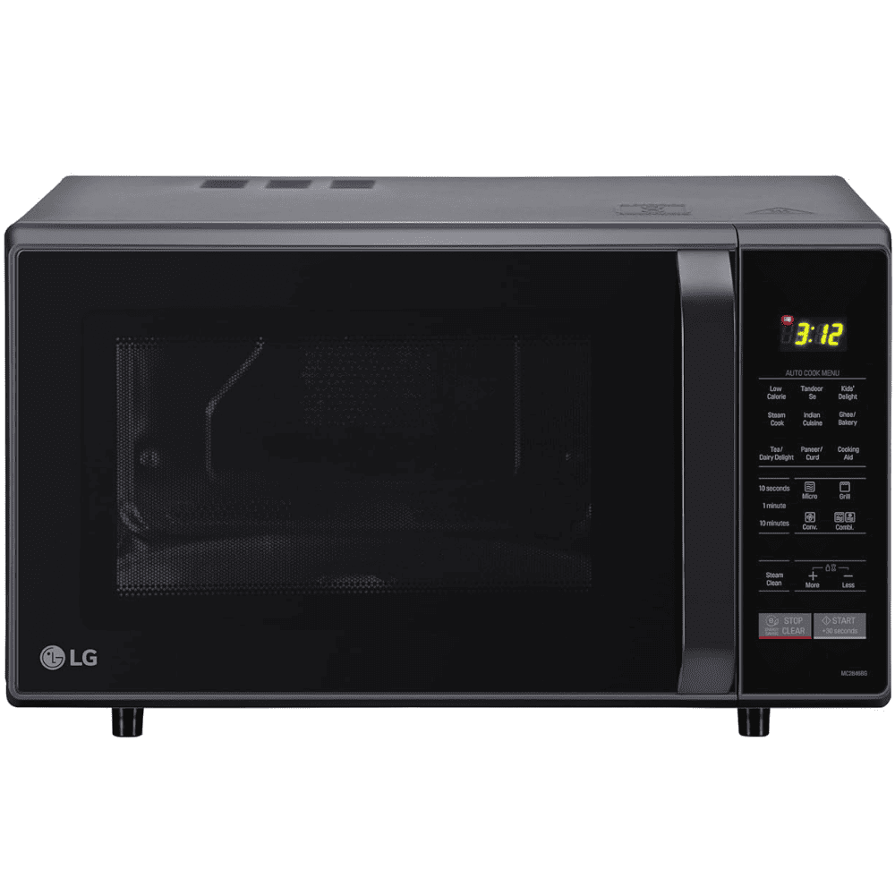 LG 28 Ltrs Convection Microwave Oven (MC2846BG,Black)