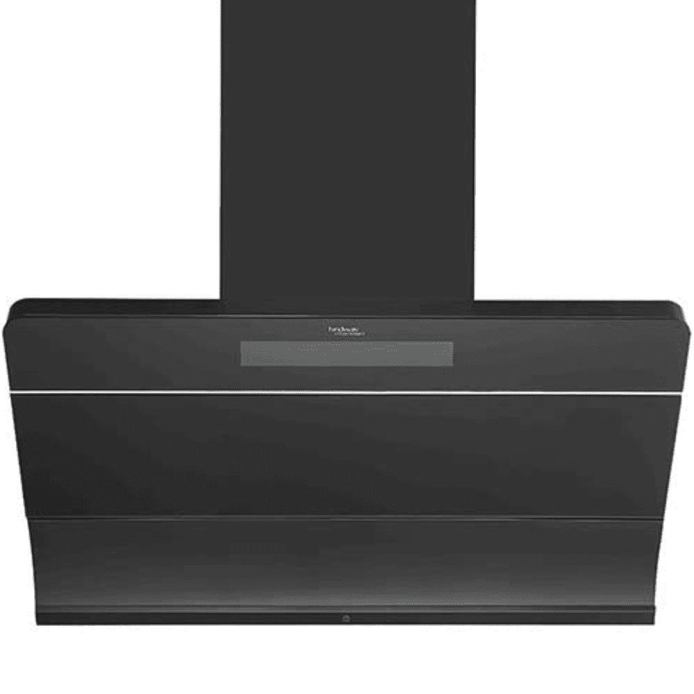 Hindware FLORENCE, 90 cm 1450 m3/hr Auto Wall Mounted Clean Chimney, Maxx Silence Series Motion sensor Technology (Black)