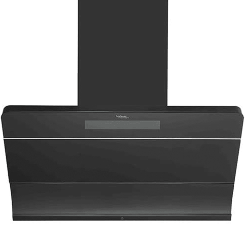 Hindware FLORENCE 90 (1450) A/CL, 90 cm 1450 m3/hr Auto Wall Mounted Clean Chimney, Maxx Silence Series Motion sensor Technology (Black)