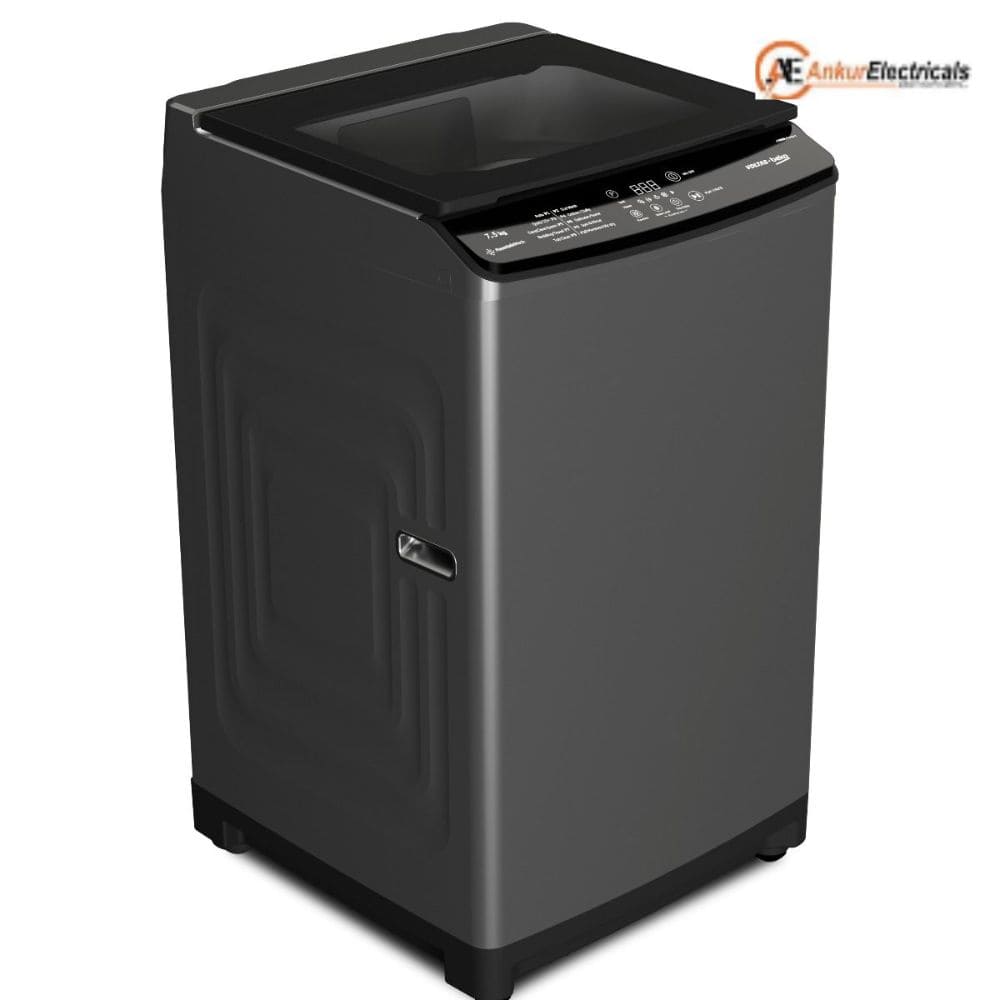 Voltas 7.5 Kg 5 Star Fully Automatic Top Load Washing Machine (WTL7506UAA/SPC0OD, Black)