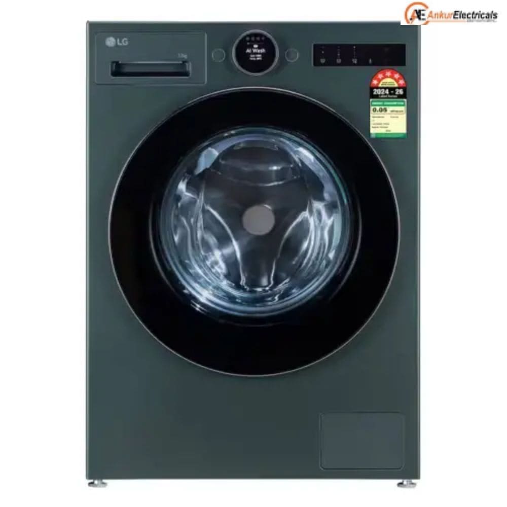 LG 12 Kg 5 Star Fully Automatic Front Load Washing Machine (FX1412A9G,Matte Green)