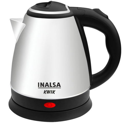 Inalsa ASTA , 1350 Watts 1.2 Litres Stainless Steel Hot Water Kettle (Black)