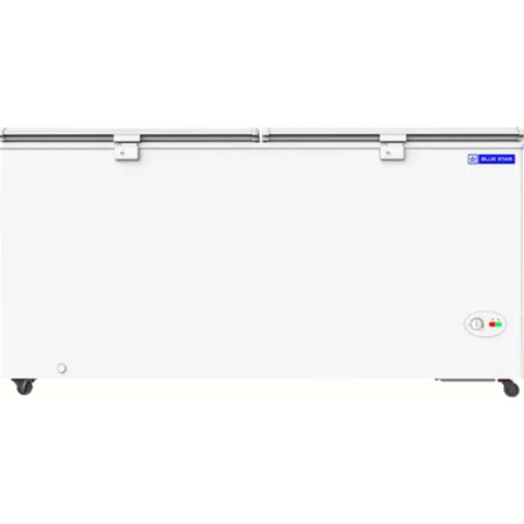 Haier HFC-500DM5, 500 Ltrs hard Top chest Double Door Convertible Deep Freezer, White