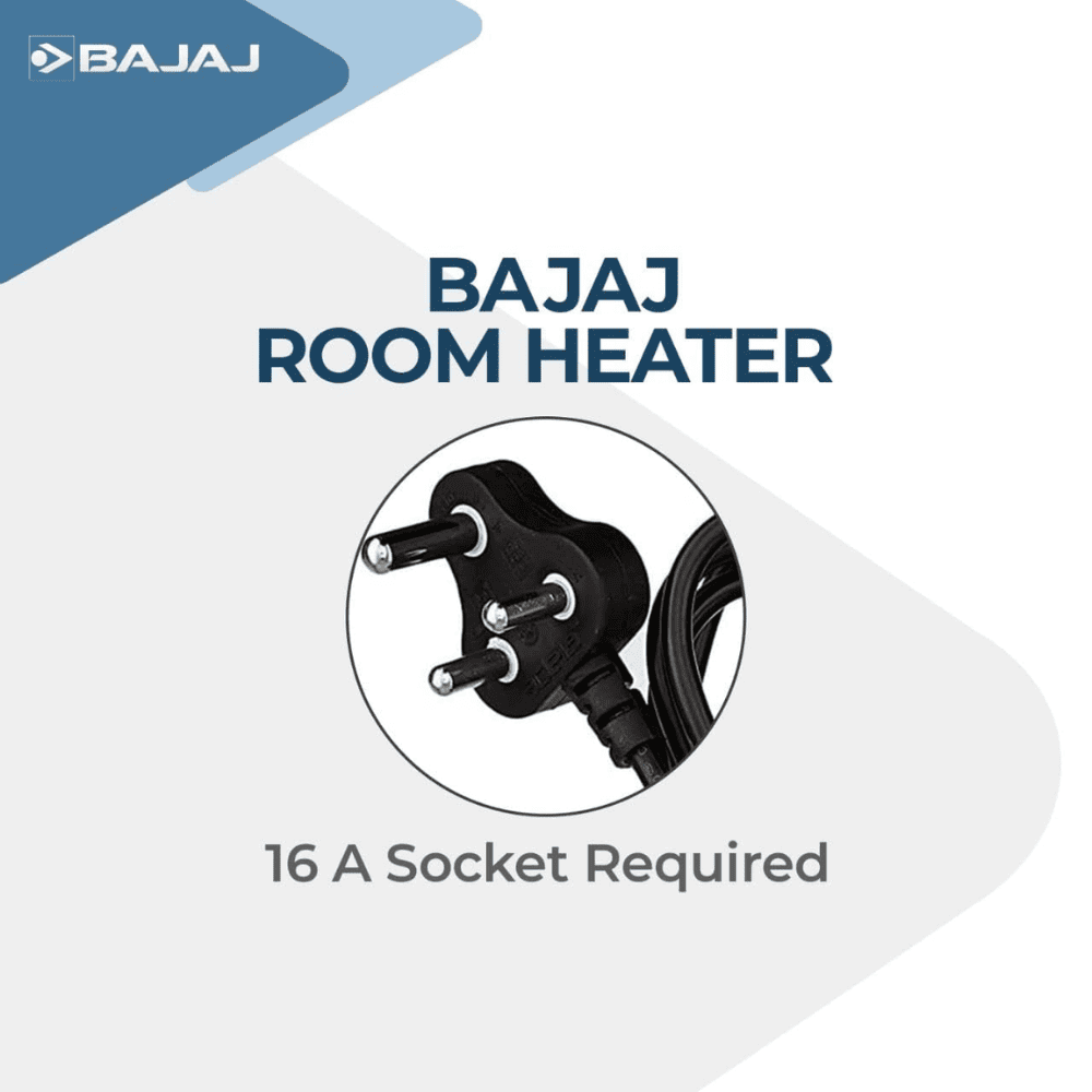 Bajaj 2000 Watts Majesty RX11 Heat Convector Room Heater, White