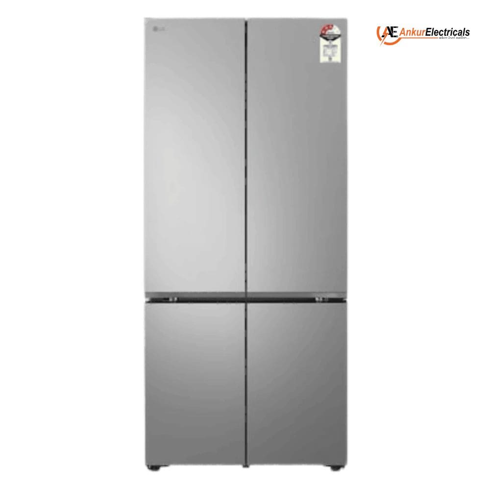 LG 610 Ltrs, Frost Free French Door Refrigerator (GV B25FFLMB.APYQEBN, Prime Silver Finish)