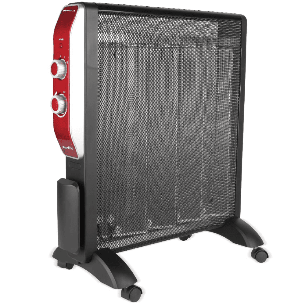 Havells 2000 Watts Pacifio Mica Room Heater, Black