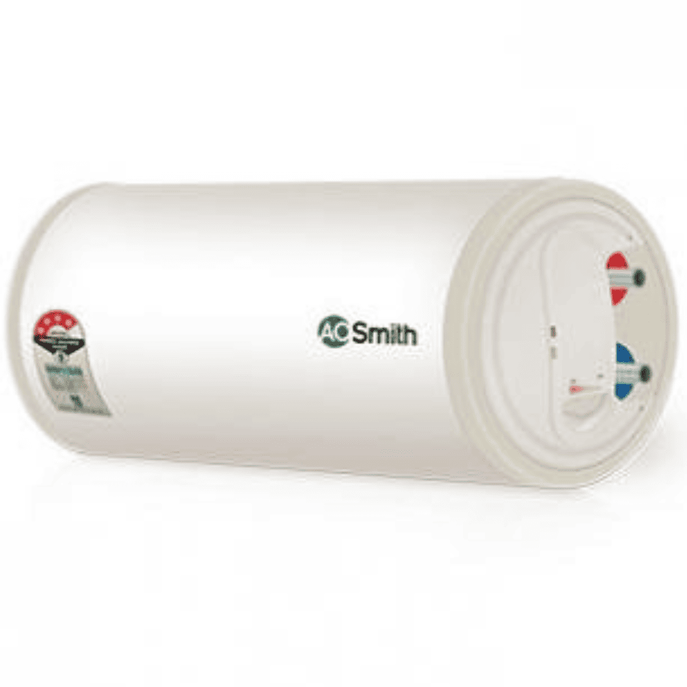 AO Smith 50 Ltrs Horizontal Storage Wall Mounting Water Heater Geyser (HAS-50L, White)