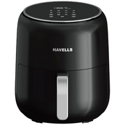 Havells Prolife Neo, 1500 Watts 4.5 Litres Digital Touch Air Fryer, 8 Pre Set Menu Auto Shutoff with Cool Touch Handle (Black)