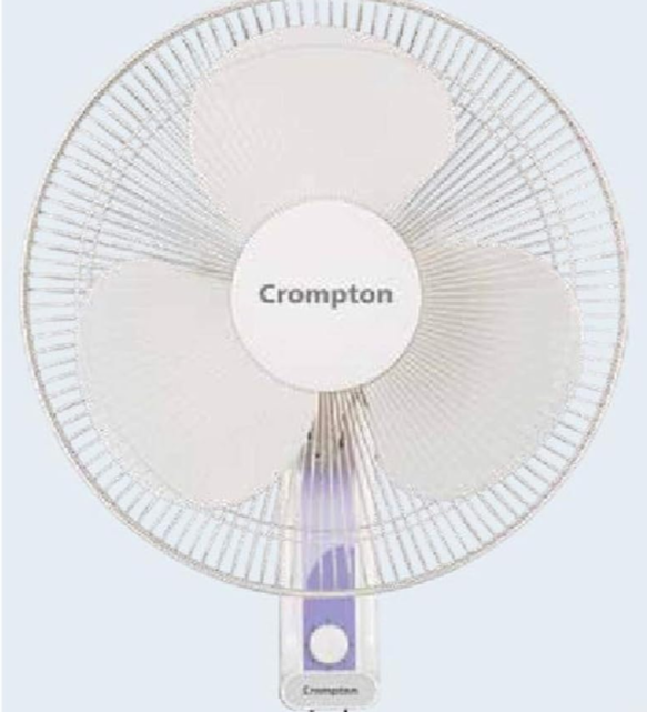 Crompton 400mm 3 Blade Wave Wall Mounted Fan (HI FLO)