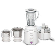 Sujata 900 Watt Coconut milk extractor attachment, 3 Jars Mixer Grinder (MG MULTIMIX, White & Lilac)