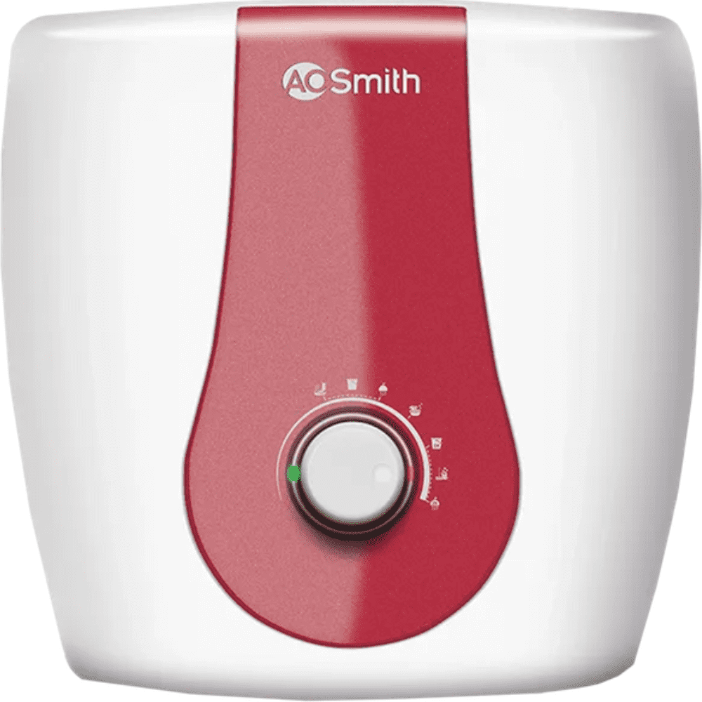 AO Smith 15 Ltrs Vertical Storage Wall Mounting Water Heater Geyser (X-PRESS15L, White)