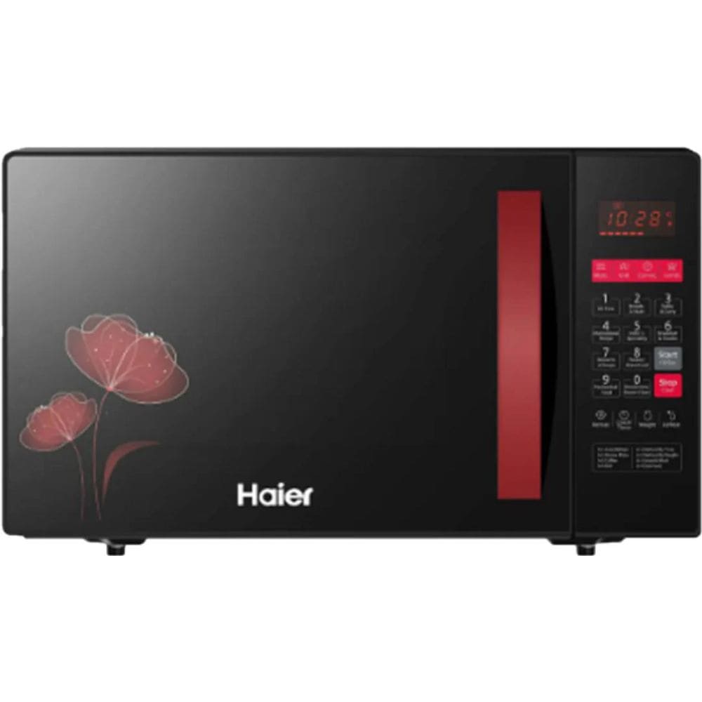 Haier 23 Ltrs Stainless Steel Convection Microwave Oven (HIL2302CRSH,Black)