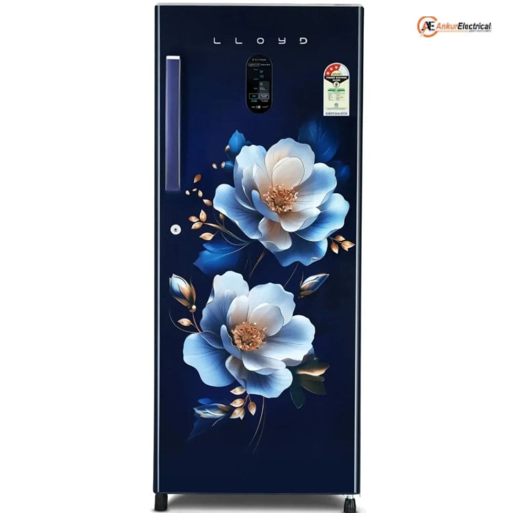 Lloyd 195 Ltrs, 3 Star Direct Cool Single Door Refrigerator (GLDG213DJBAI, Blue)