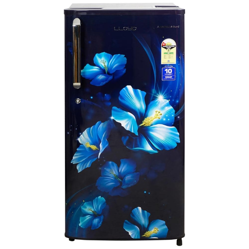 Lloyd 188 Ltrs 1 Star, Inverter Direct Cool, Single Door Refrigerator (GLDC201GIBT2JC)