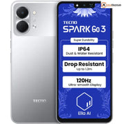 Techno Spark Go 3 4/64GB, Powerful 5G with Camera Control Android Phone (Multi Colour)