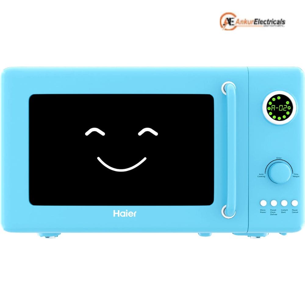 Haier 20 Ltrs Digital Display Solo Microwave Oven (HIL20V1MBPD,Black)