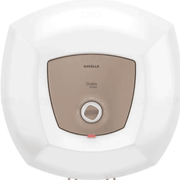 Havells 25 Ltrs Vertical Storage 5 Star Water Heater Geyser (GRETA PRIME25l White Champ Gold)