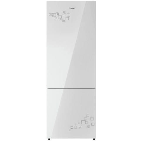 Haier HRB-2872PKG-P, 237 Ltrs 2 Star, Inverter Frost Free Double Door Refrigerator, Silver Grey