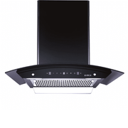 Elica WDFL 606 HAC LTW MS NERO, 60 cm 1200 m3/hr Filterless Autoclean Kitchen Chimney (Black)