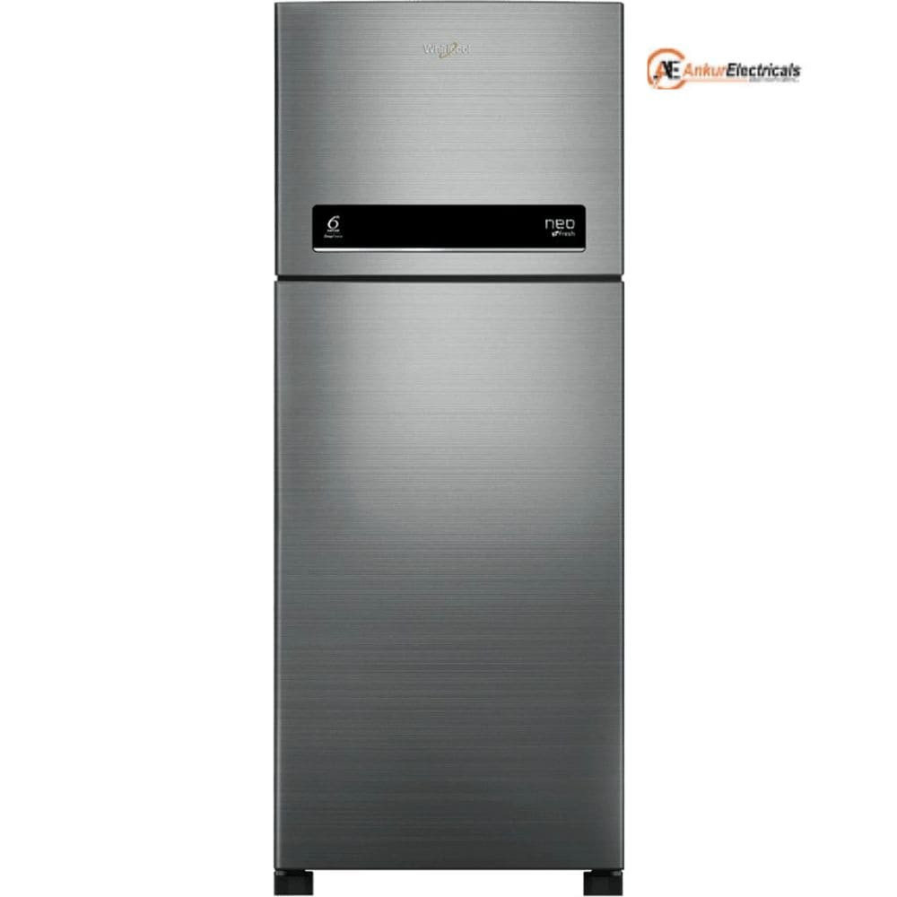 Whirlpool 235 Ltrs, 2 Star Frost Free Double Door Inverter Refrigerator (NEO DF278 PRM TITAN STEEL 2S)