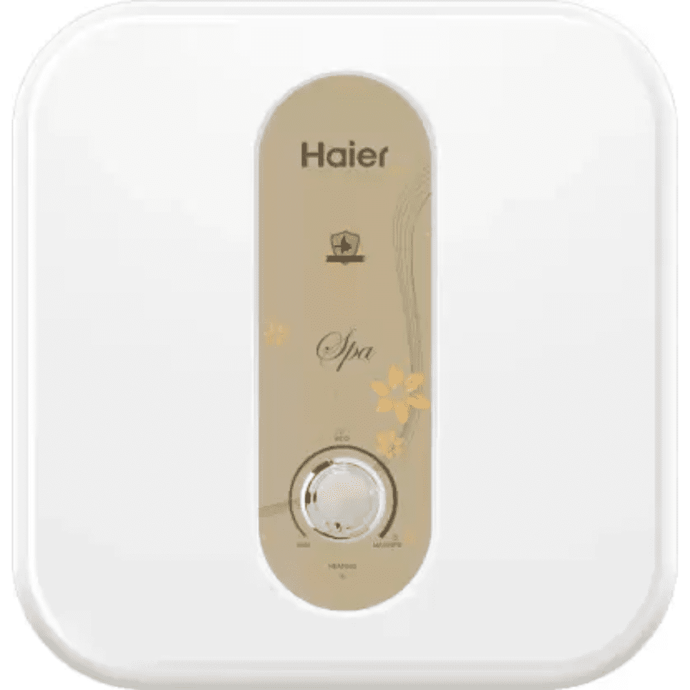 Haier 15 Ltrs Vertical Storage, Wall Mounting Water Heater Geyser (ES15V-S1, White)