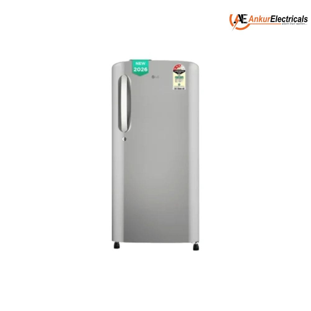 LG 185 Ltrs, 3 Star Inverter Single Door Direct Cool Refrigerator (GLD1936ZAPZ, Grey)