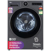 LG 12 Kg 5 Star Fully Automatic Front Load Washing Machine (FX1412N9K,Black)