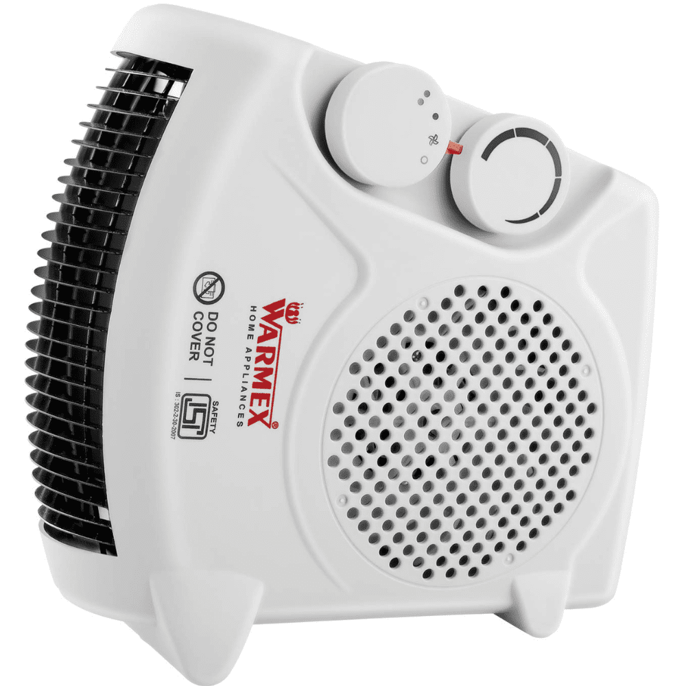 Warmex 2000 Watts Electric Fan Room Heater (FH-09 White)