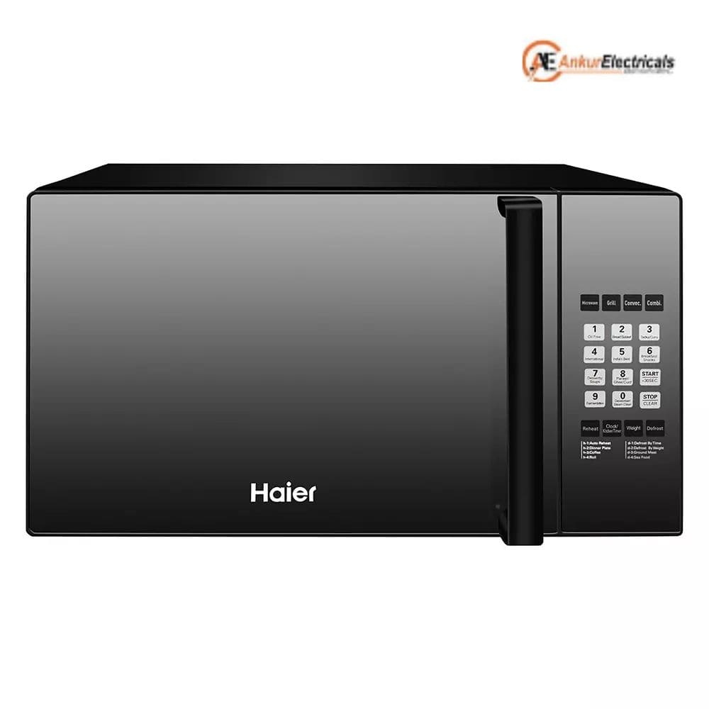 Haier 25 Ltrs Stainless Steel Convection Microwave Oven (HIL2501CBSH,Black)