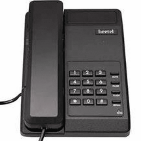 Beetel C-11 Basic Wall Mounting Landline Phone, Black