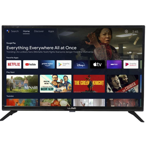 Lloyd 32HS411F, 32 Inches HD Smart LED TV, Black
