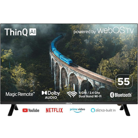 Aisen A55UDS976, 55 Inches 4K Ultra HD WebOS Smart LED TV, Black