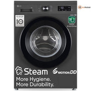 LG 9 Kg 5 Star Fully Automatic Front Load Washing Machine (FHB1209Z2M,Black)